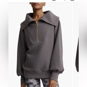 Varley vine ottoman half zip